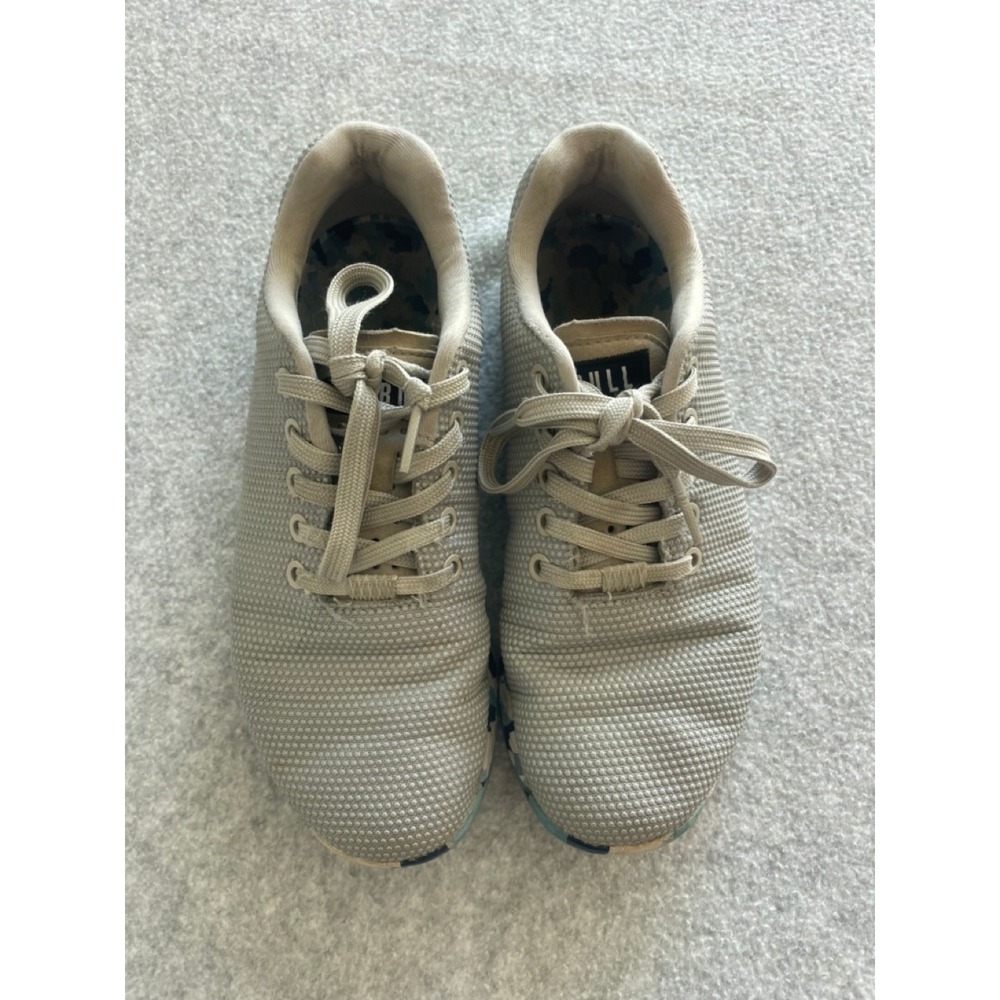 NOBULL SuperFabric Trainers Grey Blue Camo Sole Cross Training Shoes Mens